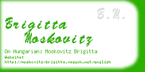 brigitta moskovitz business card
